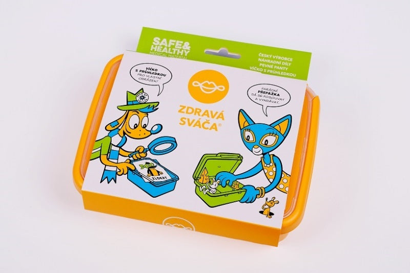 ZDRAVÁ LAHEV® Svačinový box Zdravá sváča RŮZNÉ BARVY