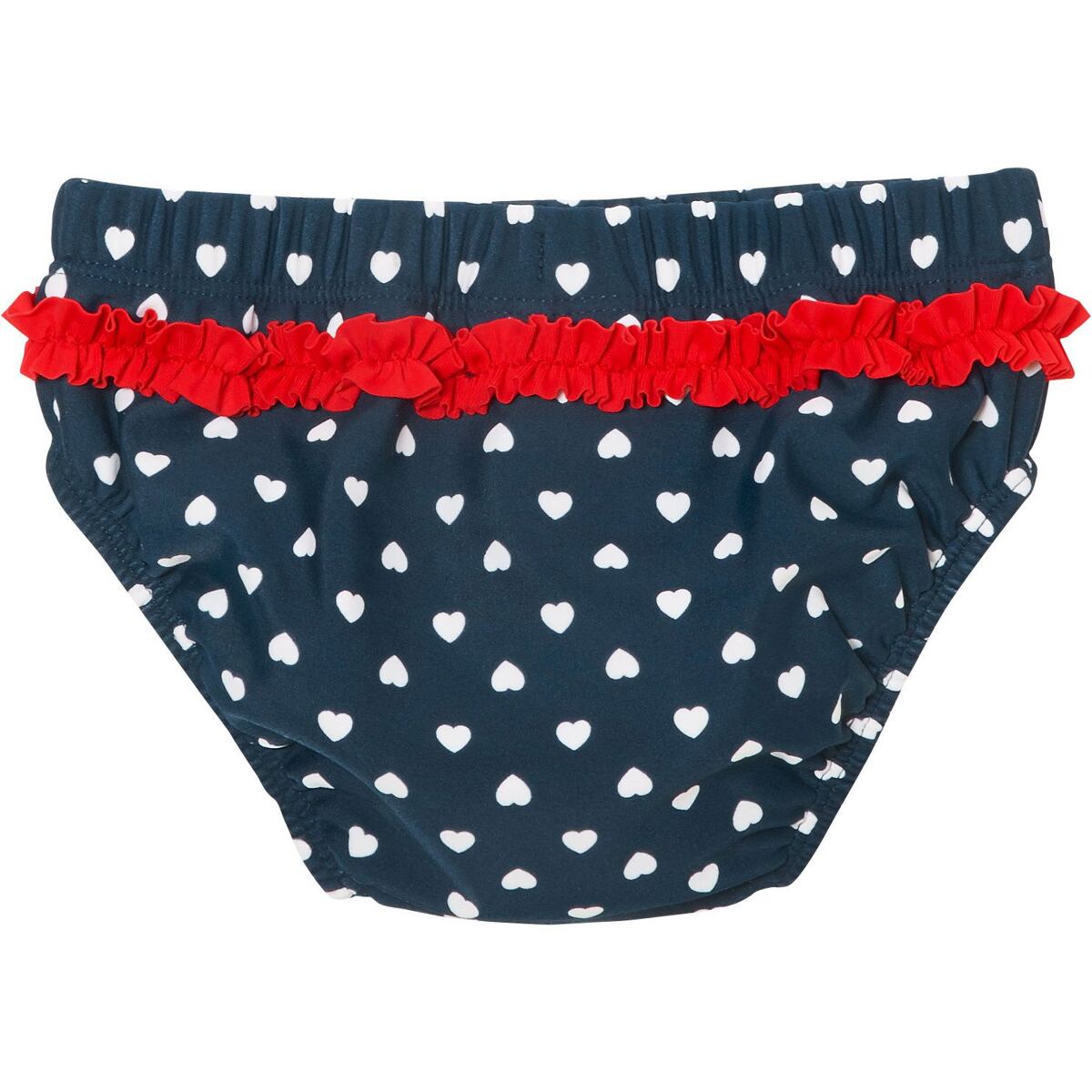 Playshoes Dětské plenkové UV plavky Srdíčka