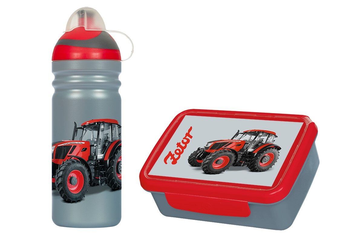 ZDRAVÁ LAHEV® SET ZDRAVÁ LAHEV A ZDRAVÁ SVÁČA svačinový box a lahev 0,7l Zetor