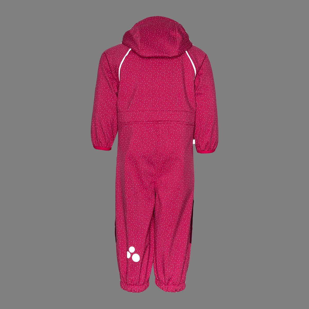 Huppa Dětská softshellová kombinéza Adal 1 fuchsia/ burgundy REFLEX