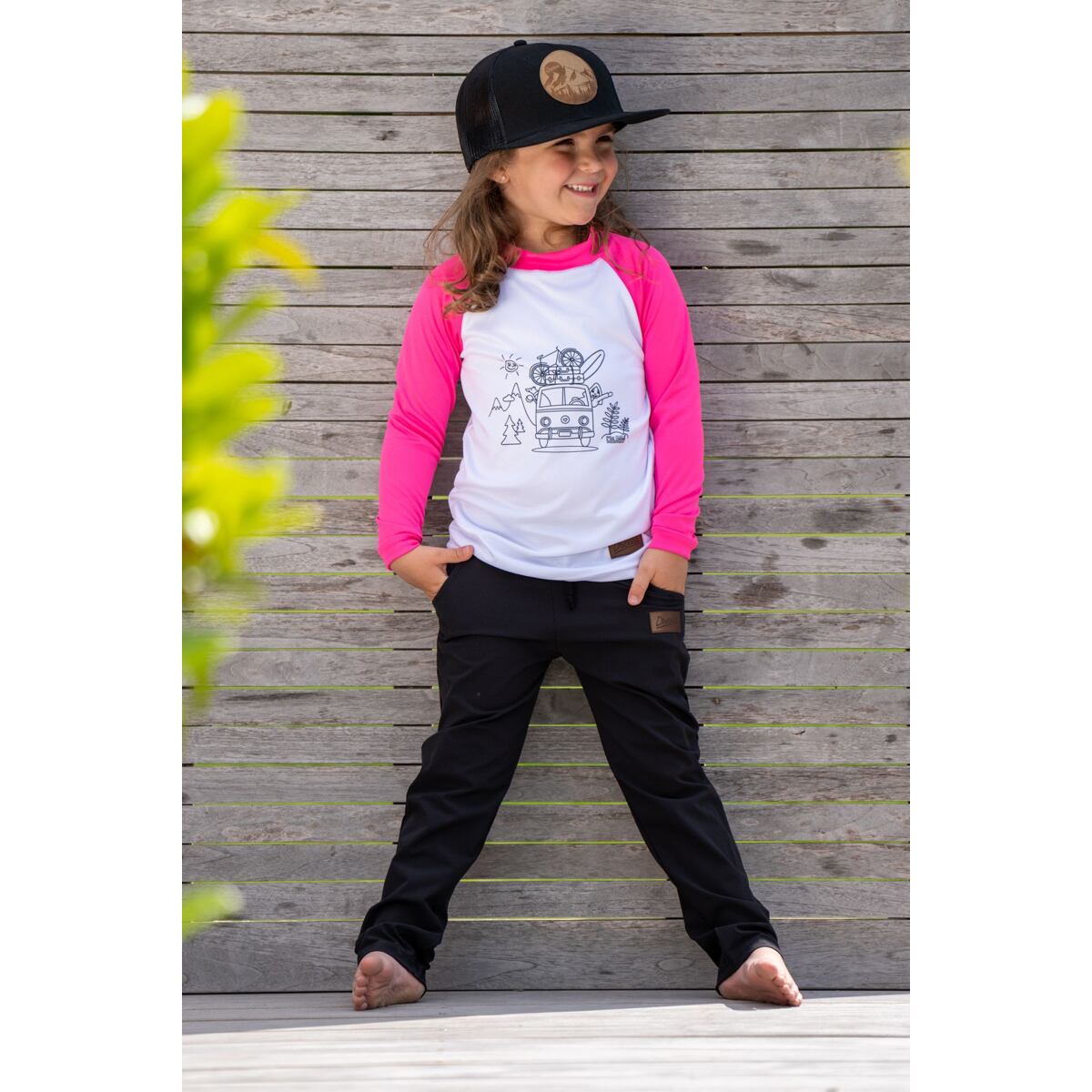 Promaledobrodruhy Dětské funkční UV tričko CoolMax dlouhý rukáv pink