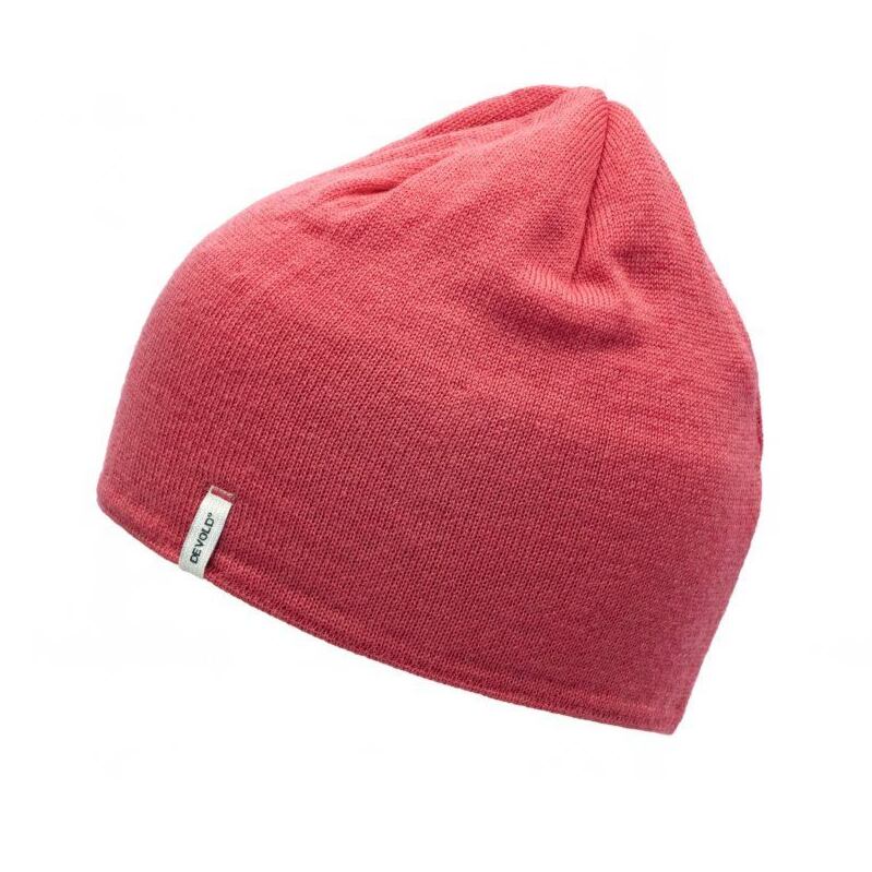Devold Dětská funkční čepice s merinem Beanie Friends poppy