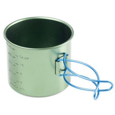 GSI outdoors Ultralehký cestovní hrnek GSI Outdoors Bugaboo Bottle Cup 591 ml - green