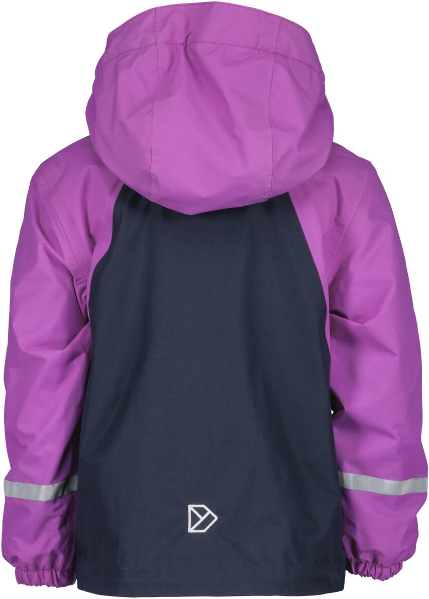 Didriksons Dětská nepromokavá bunda s fleecem Enso tulip purple - ROSTOUCÍ