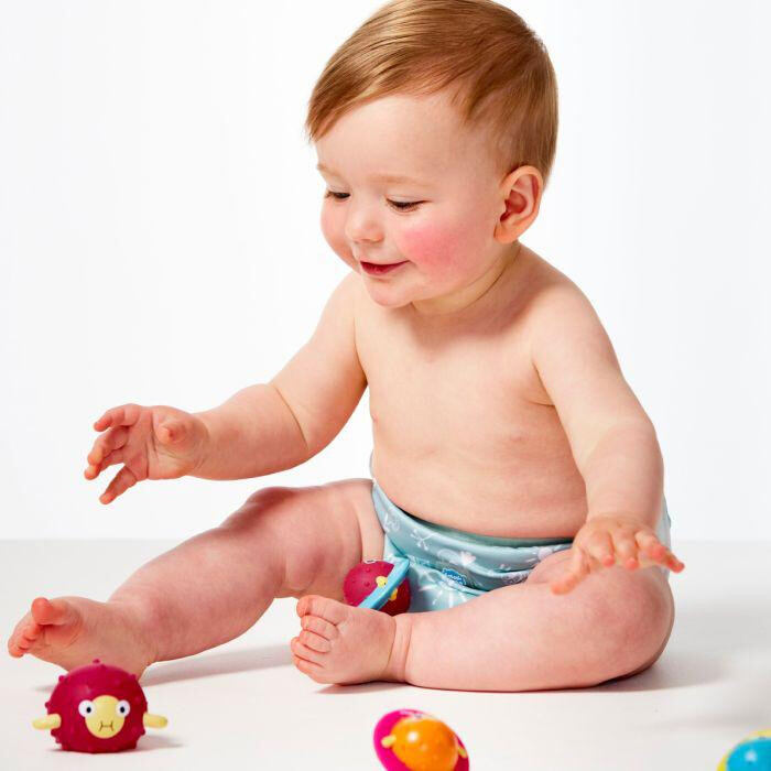 Splash About Dětské plenkové plavky Happy Nappy nastavitelné - Sunny Bear