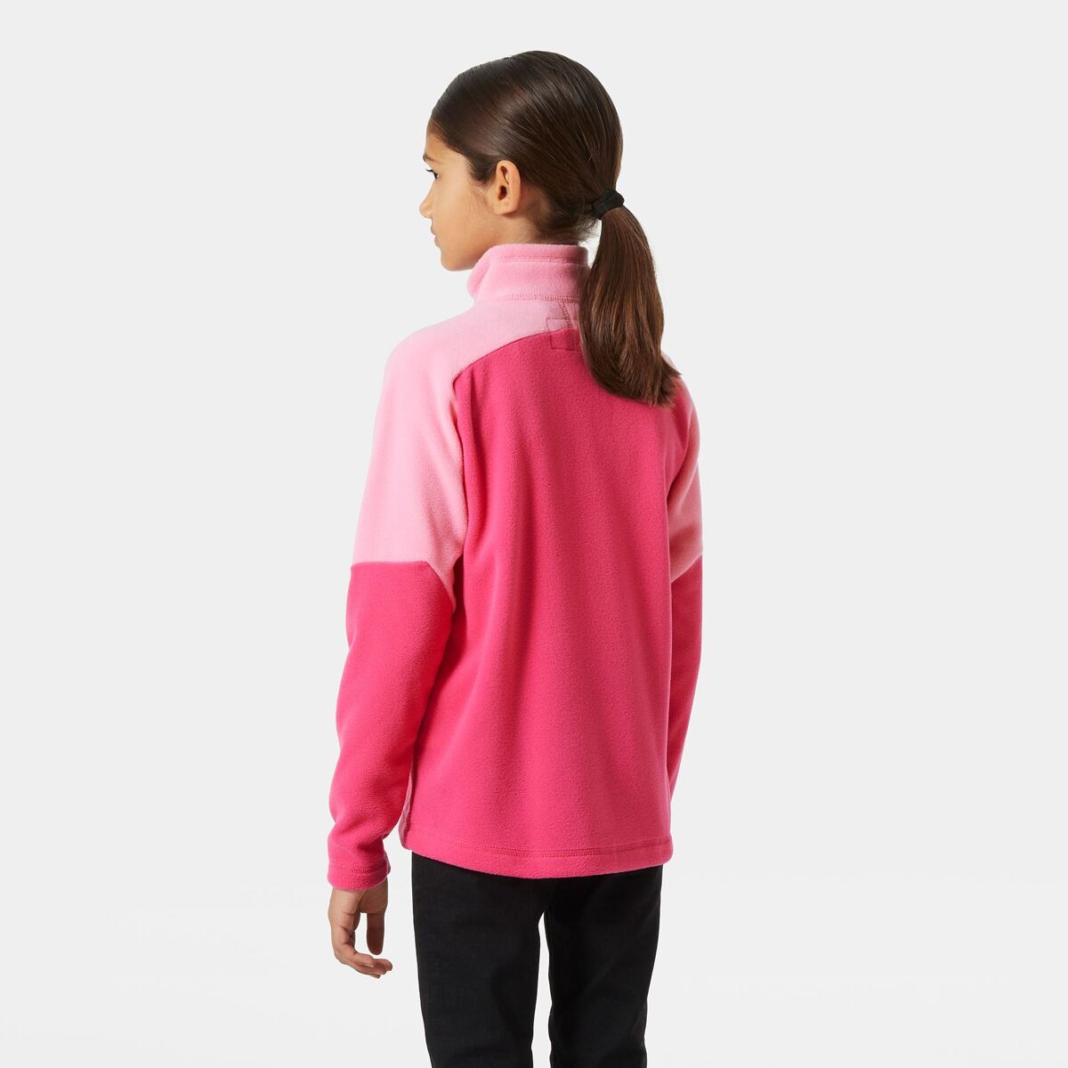 Helly Hansen Dětská fleecová mikina JR Daybreaker 2.0. jacket dragon fruit