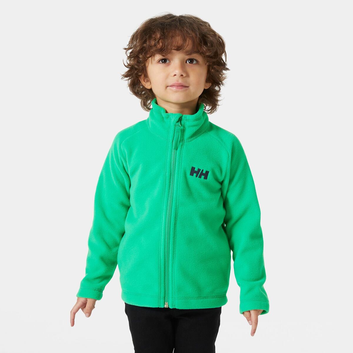 Helly Hansen Dětská fleecová mikina K Daybreaker 2.0 - bright green