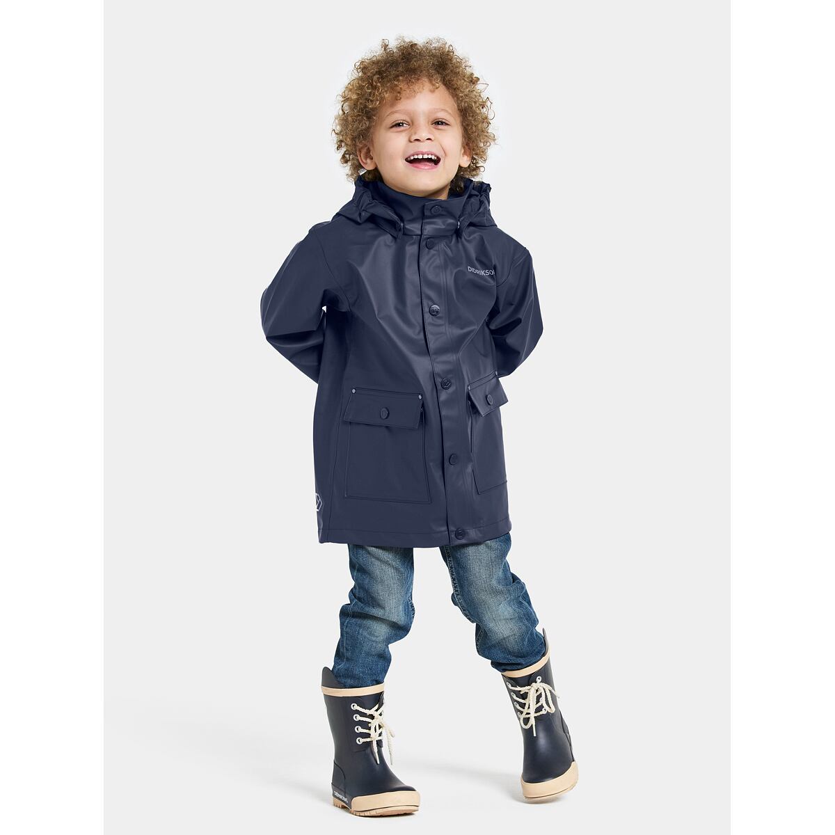 Didriksons Dětská bunda do deště Jojo navy