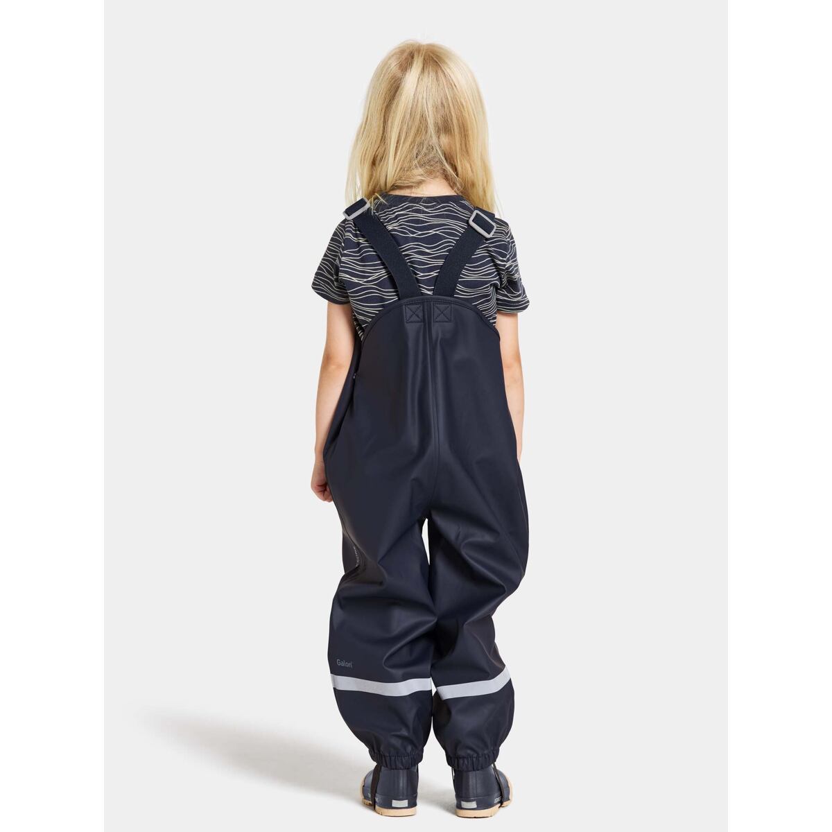 Didriksons Dětské kalhoty do deště Plaskeman navy