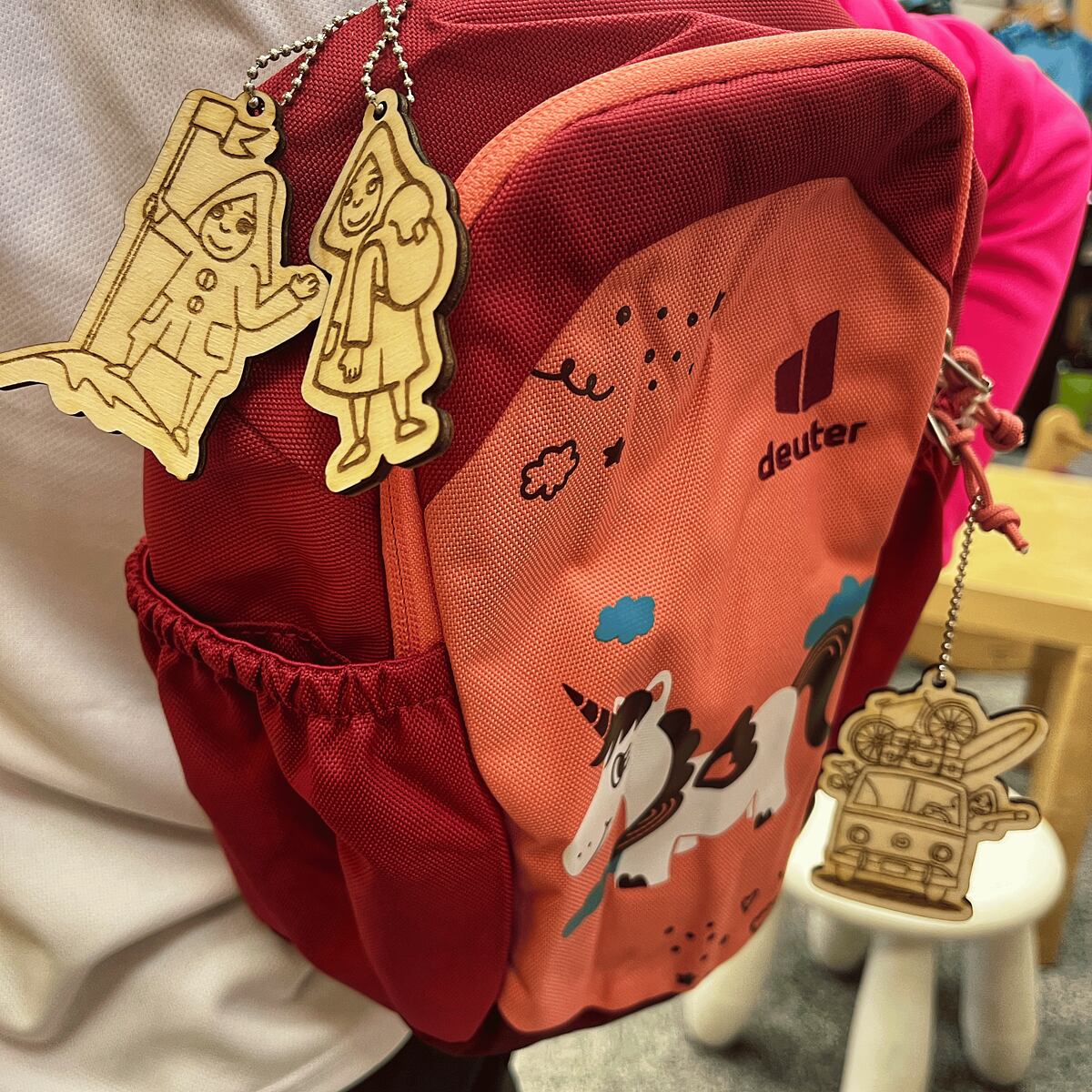 Promaledobrodruhy Dřevěný přívěsek na batoh nebo klíče Promaledobrodruhy.cz - Camper