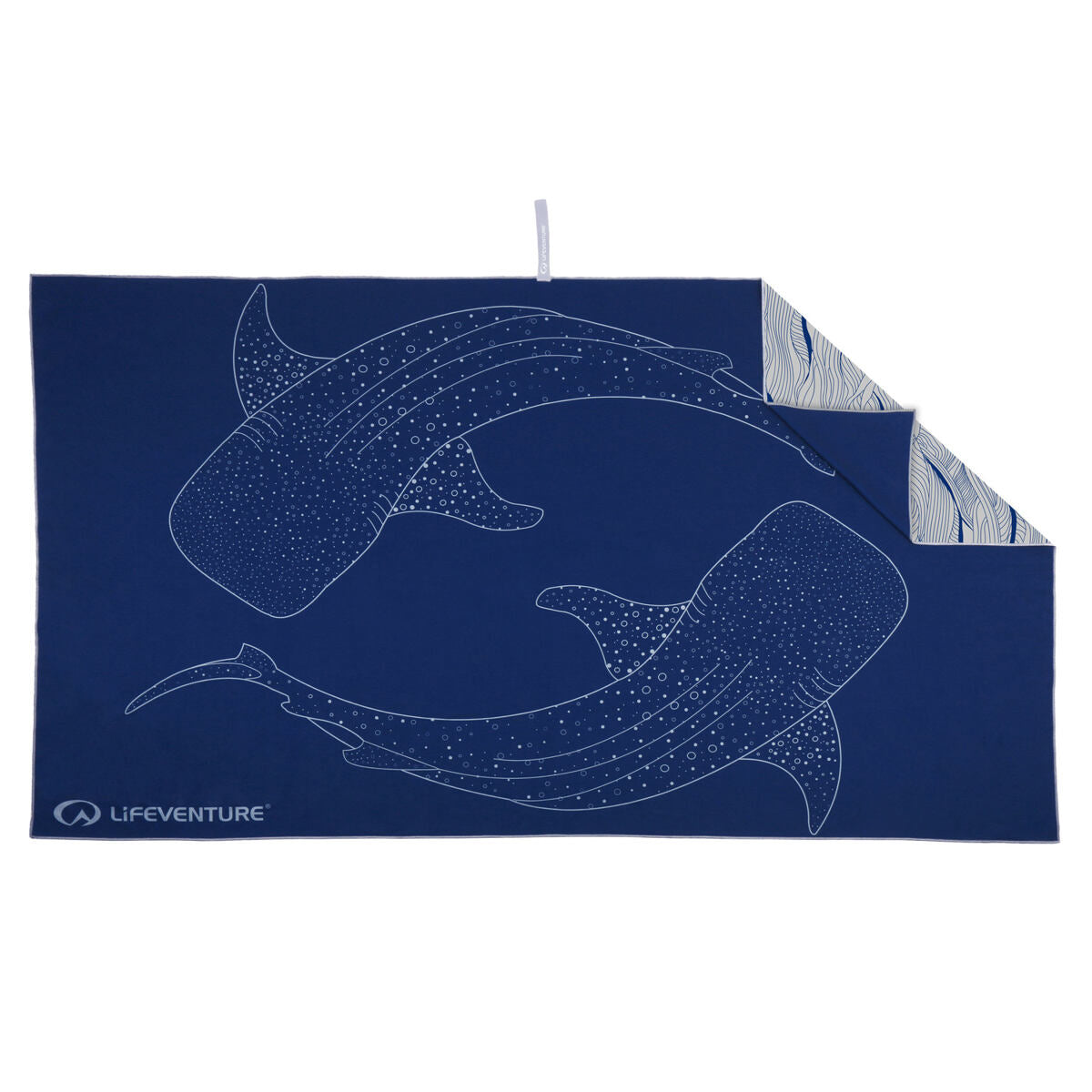 LifeVenture Rychleschnoucí ručník SoftFibre Recycled Trek Towel Whale