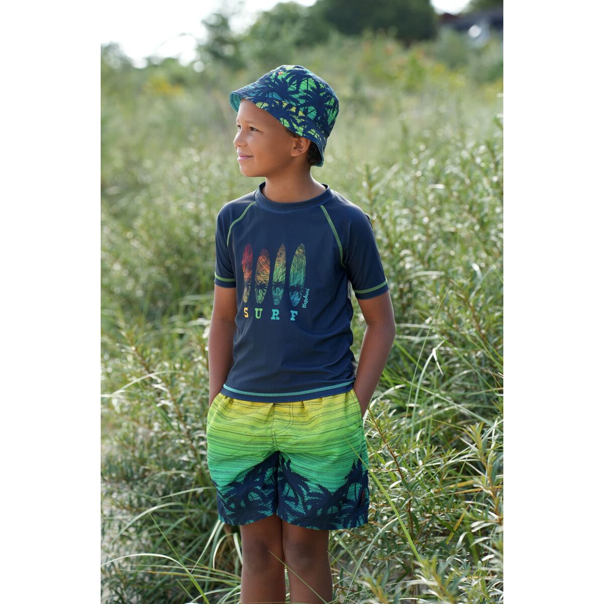 Playshoes Chlapecké UV kraťasy Surf navy
