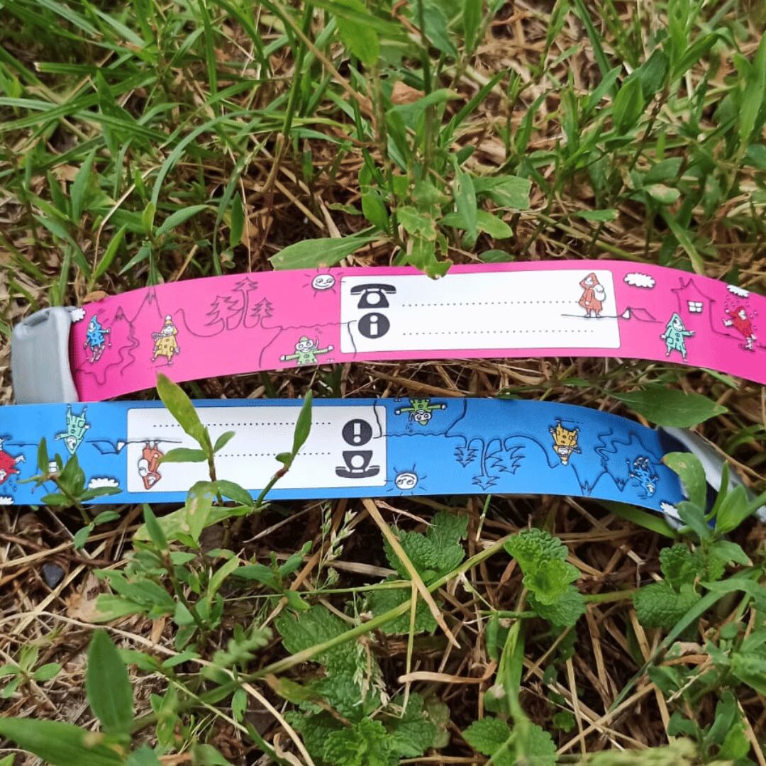 Promaledobrodruhy Dětský identifikační náramek - modrý