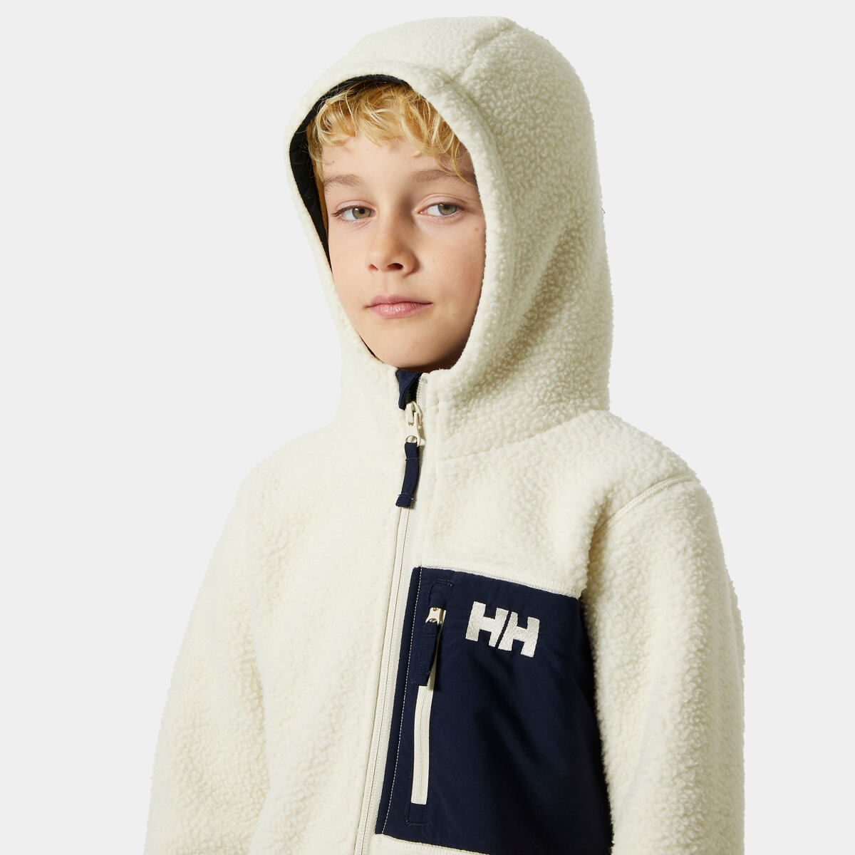 Helly Hansen Dětská fleecová bunda JR Champ Pile jacket - cream