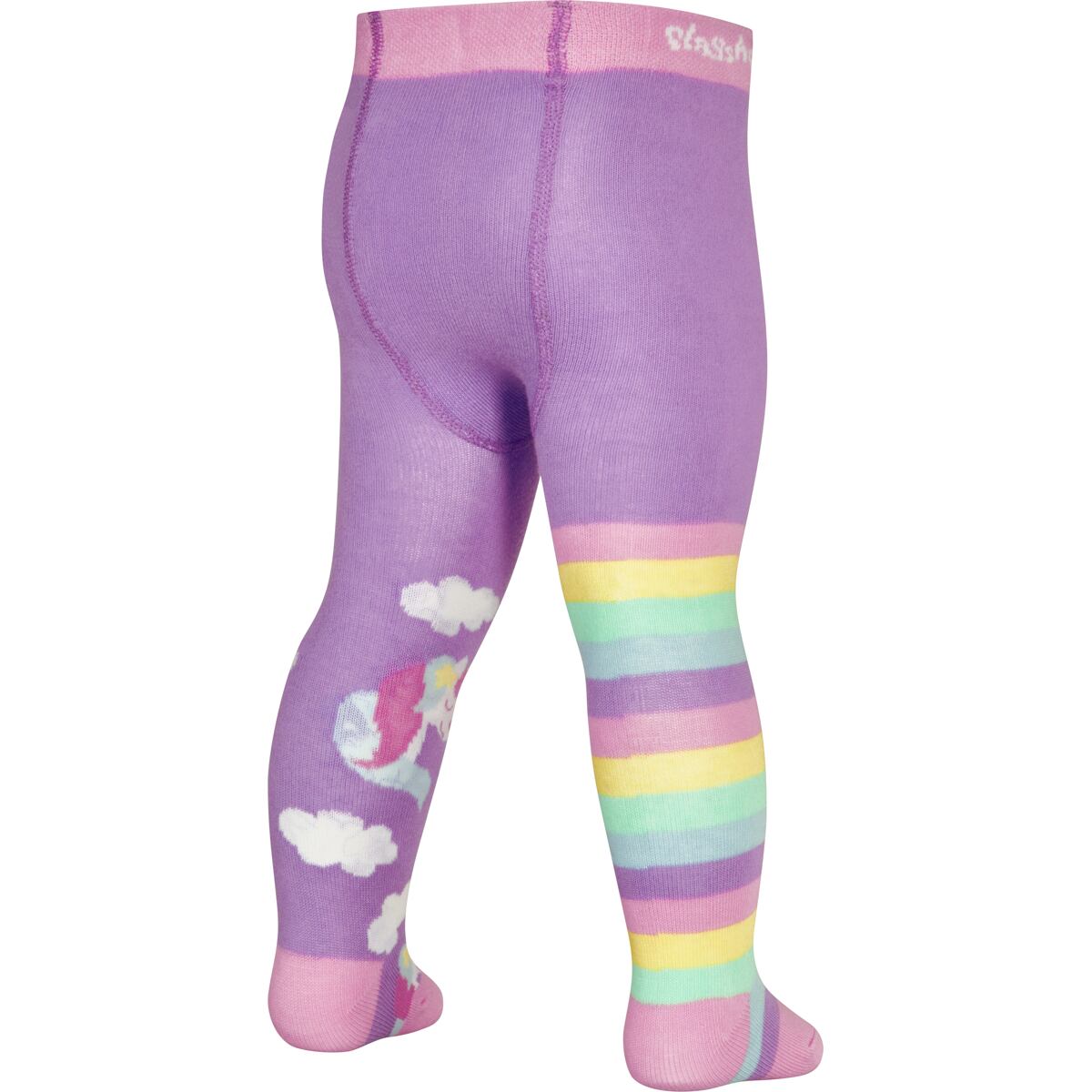 Playshoes Dětské punčocháče lilac/light-pink - double pack