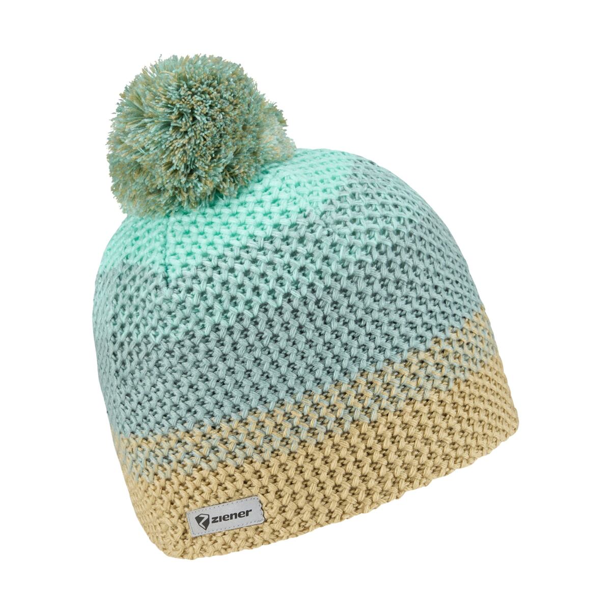 Ziener Dětská zimní čepice Ishi Jr - radiant lagoon