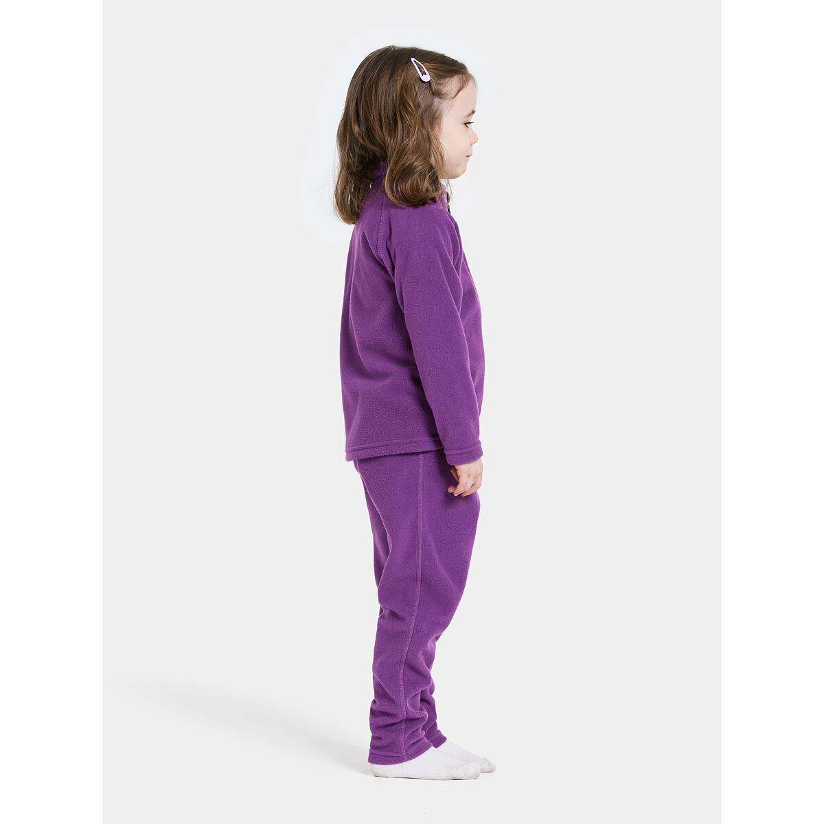 Didriksons Dětská fleecová mikina Monte royal purple