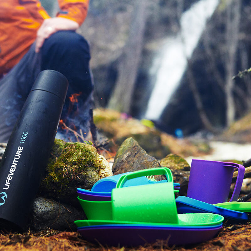 LifeVenture Sada nádobí Ellipse 4-Piece Set graphite