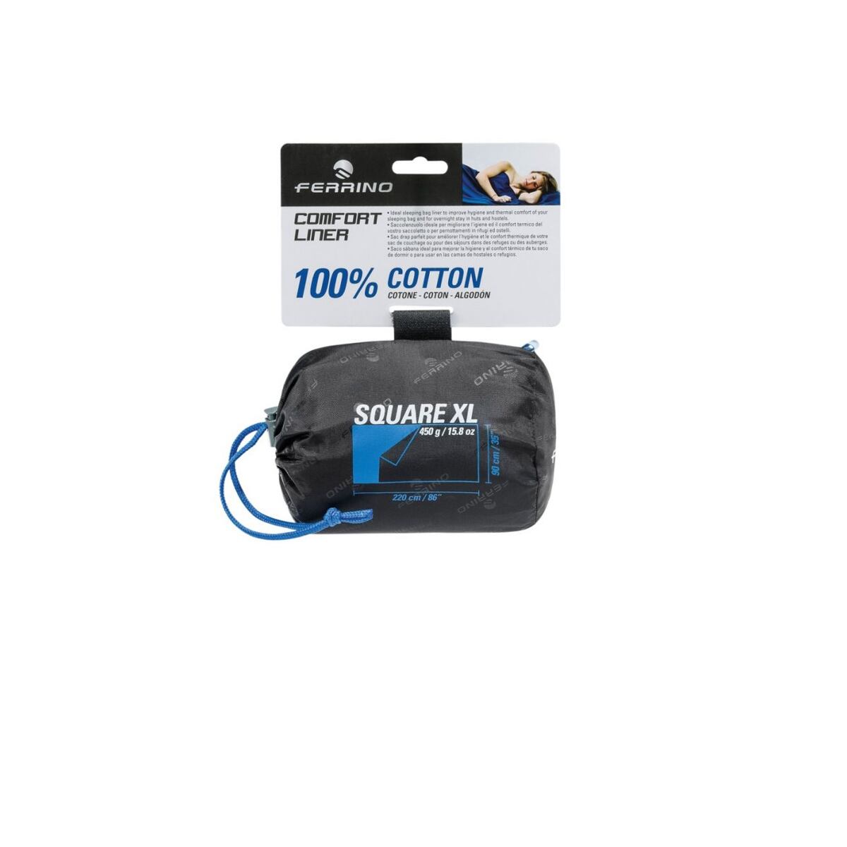 Ferrino Vložka do spacího pytle Comfort Liner SQ XL blue