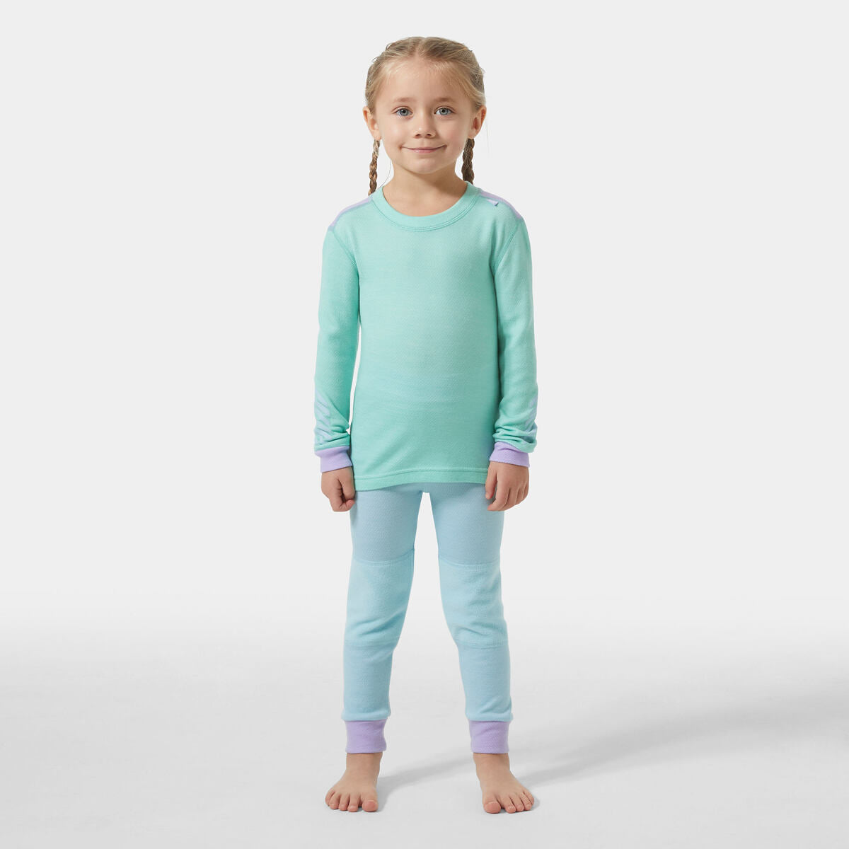 Helly Hansen Dětské termoprádlo K Lifa Merino set - lagoon