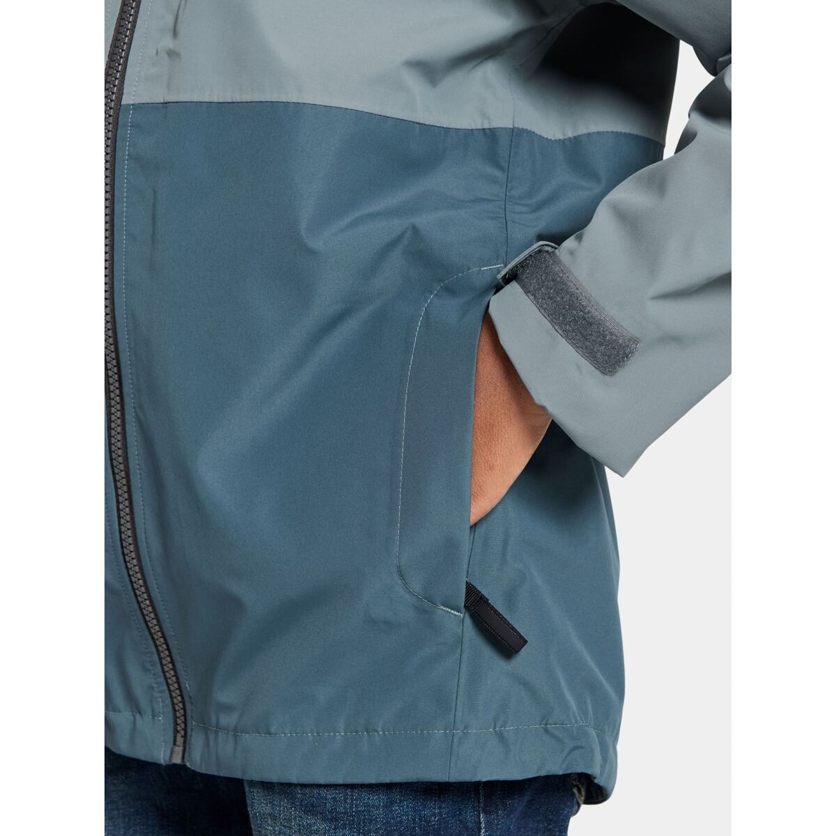 Didriksons Dětská nepromokavá bunda Piko factory blue - ROSTOUCÍ