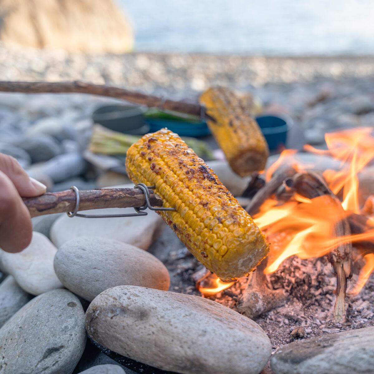 Light my fire 3dílná sada na rozdělání ohně FireLighting Kit 3pcs sandygreen/cocoshell - křesadlo