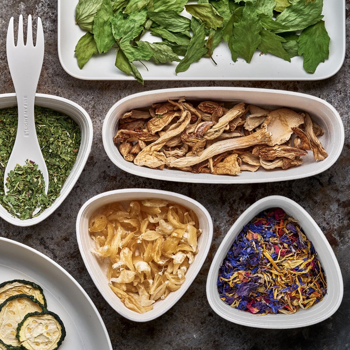 Light my fire Cestovní svačinová sada LunchKit 2.0 hazyblue