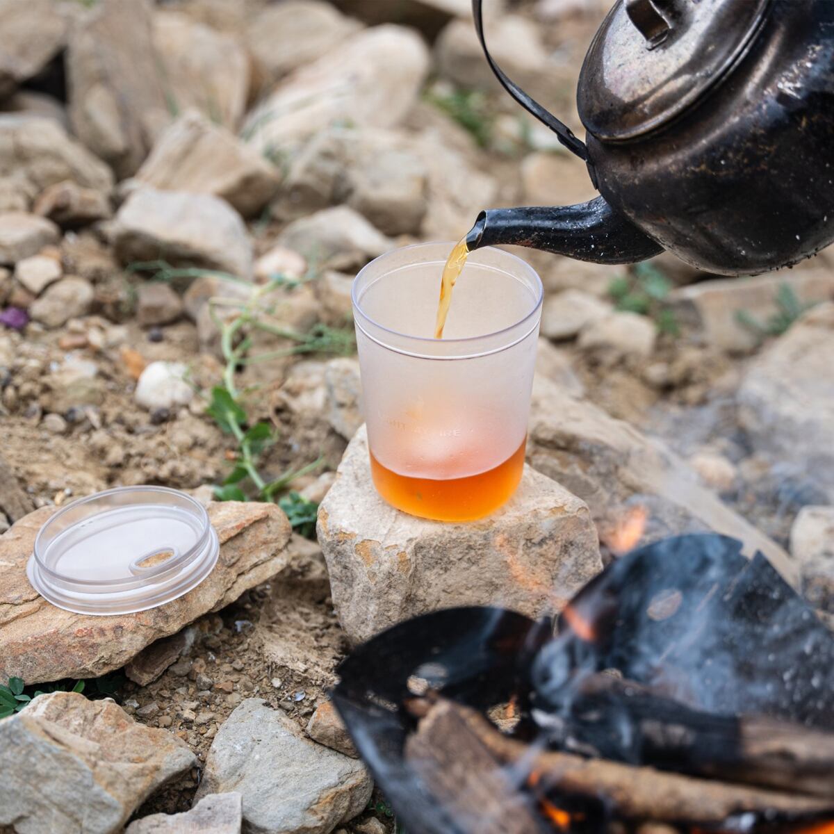 Light my fire Průhledný kelímek s víčkem Tumbler with snap lid short transparent 250 ml