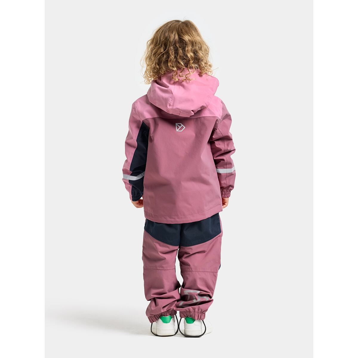 Didriksons Dětská nepromokavá bunda Pilvi heather pink - ROSTOUCÍ