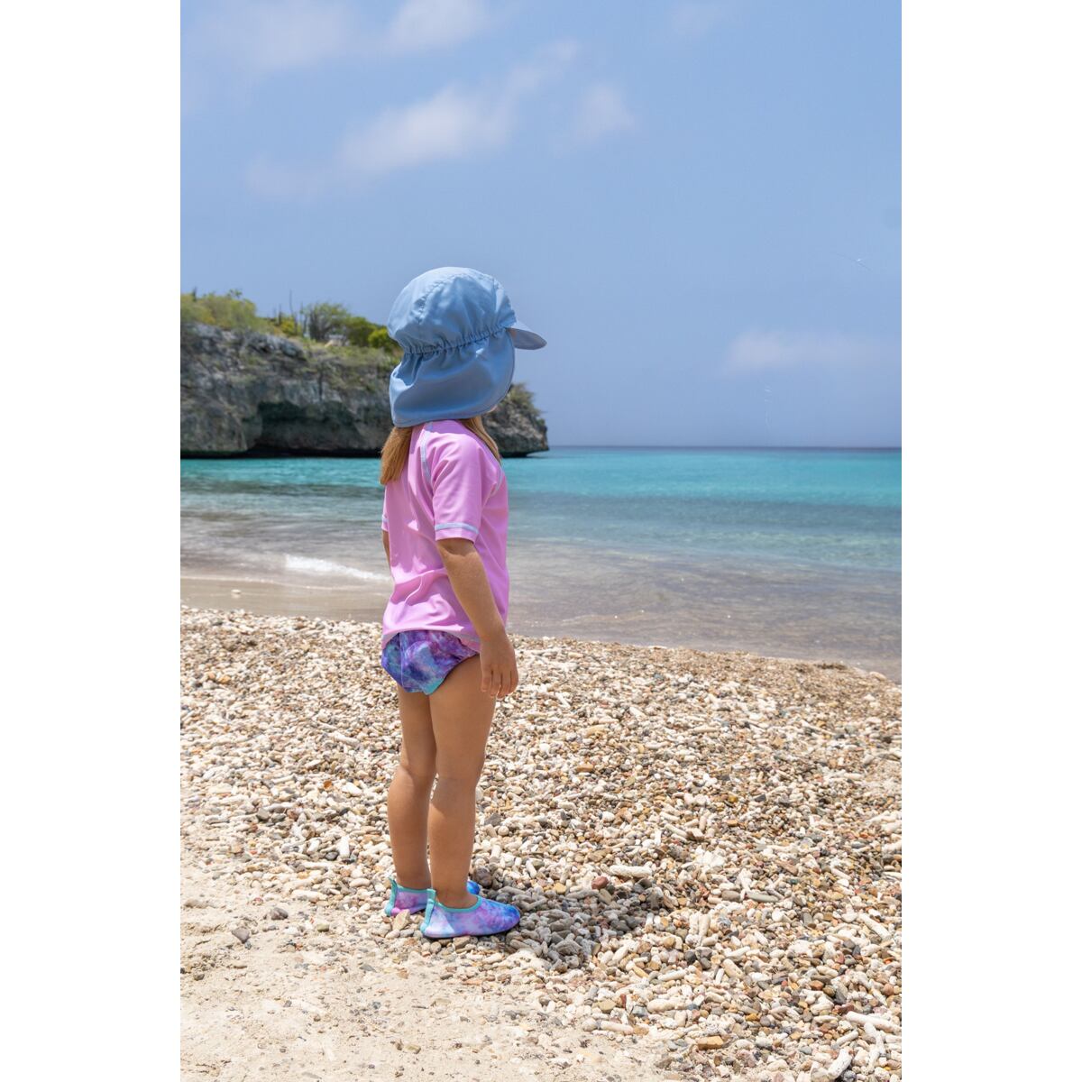 Playshoes Dětské UV tričko Batik violet - krátký rukáv