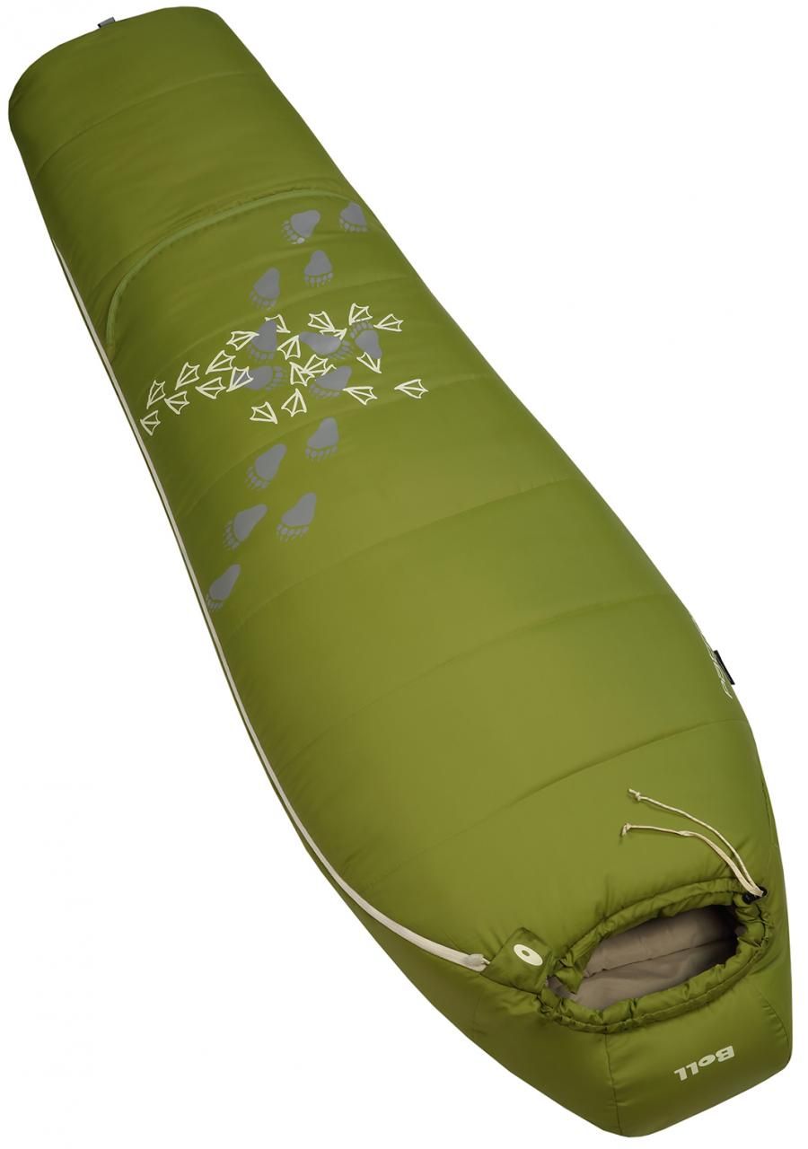 Dětský spací pytel Boll Patrol bamboo ROSTOUCÍ zelený - levý (pro praváky)