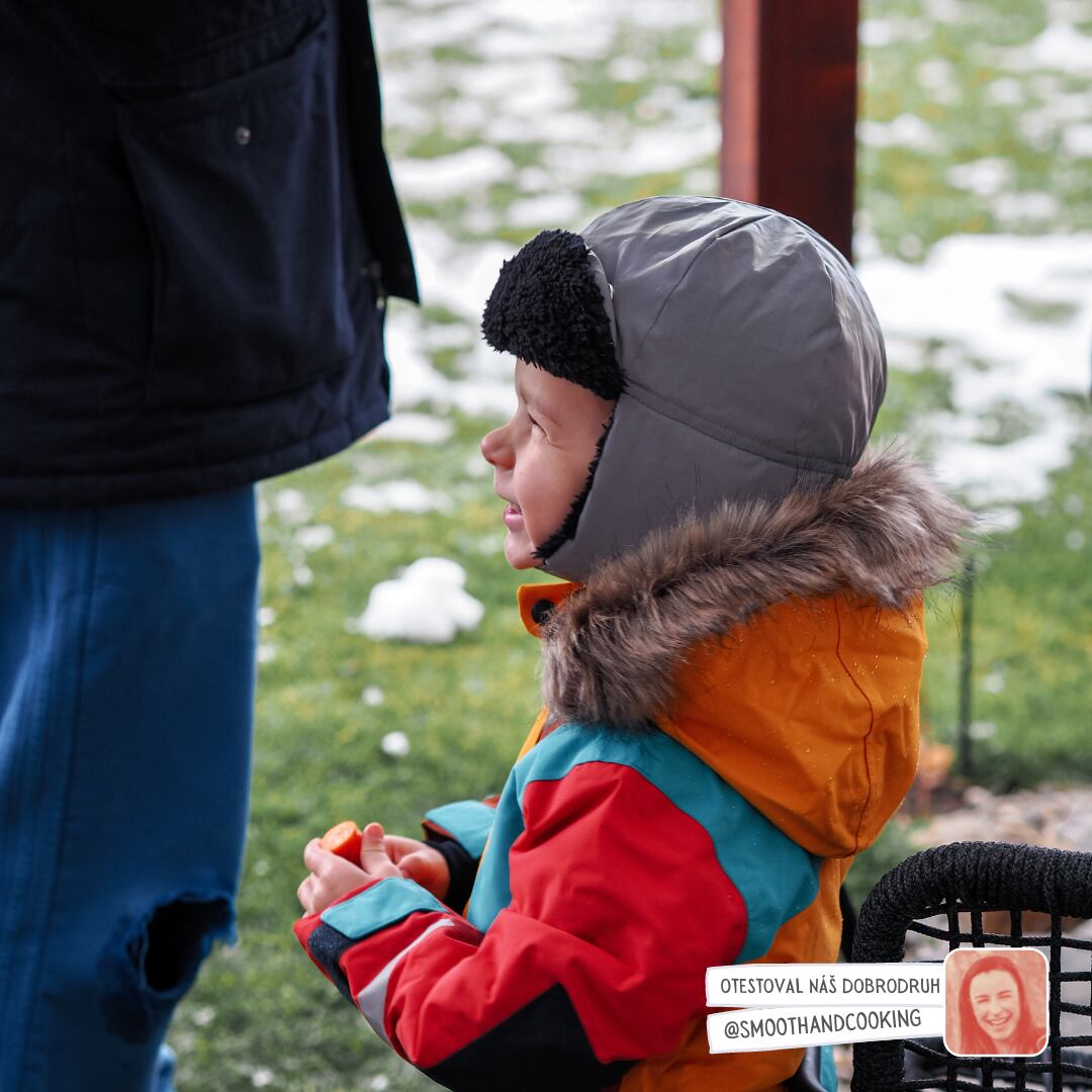 Didriksons Dětská zimní čepice Biggles Silver reflexní