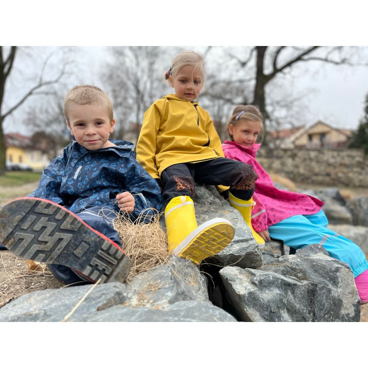 Playshoes Dětské holínky Námořnický pruh