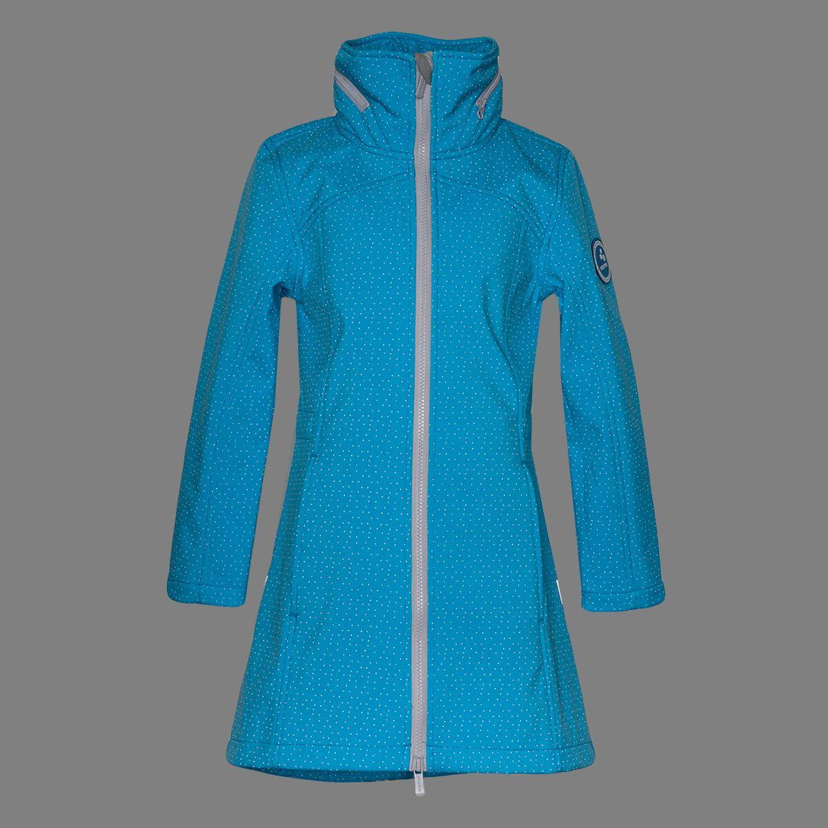 Huppa Dívčí softshellový kabát Ava arctic blue REFLEX