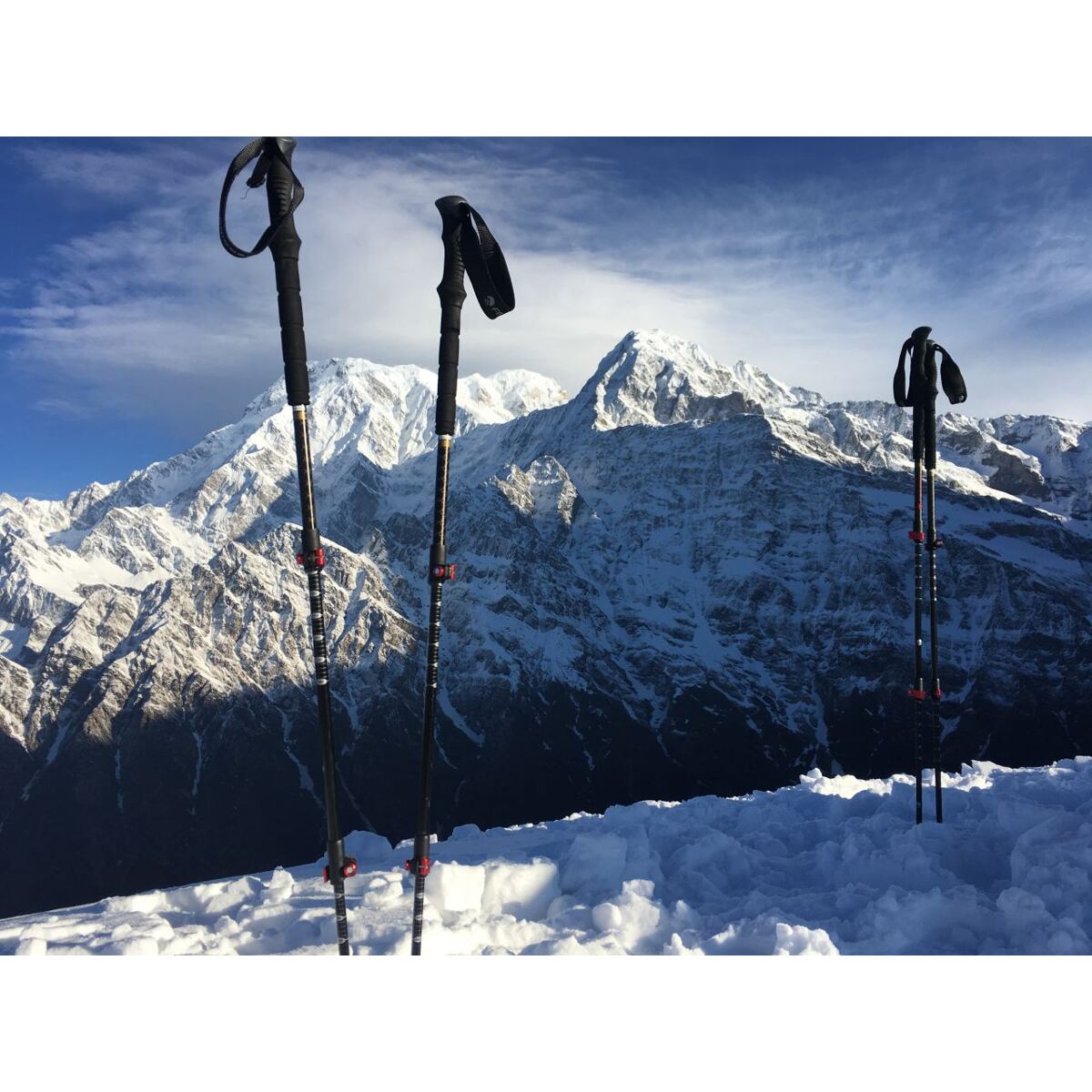 Ferrino Teleskopické hole Mustang černé