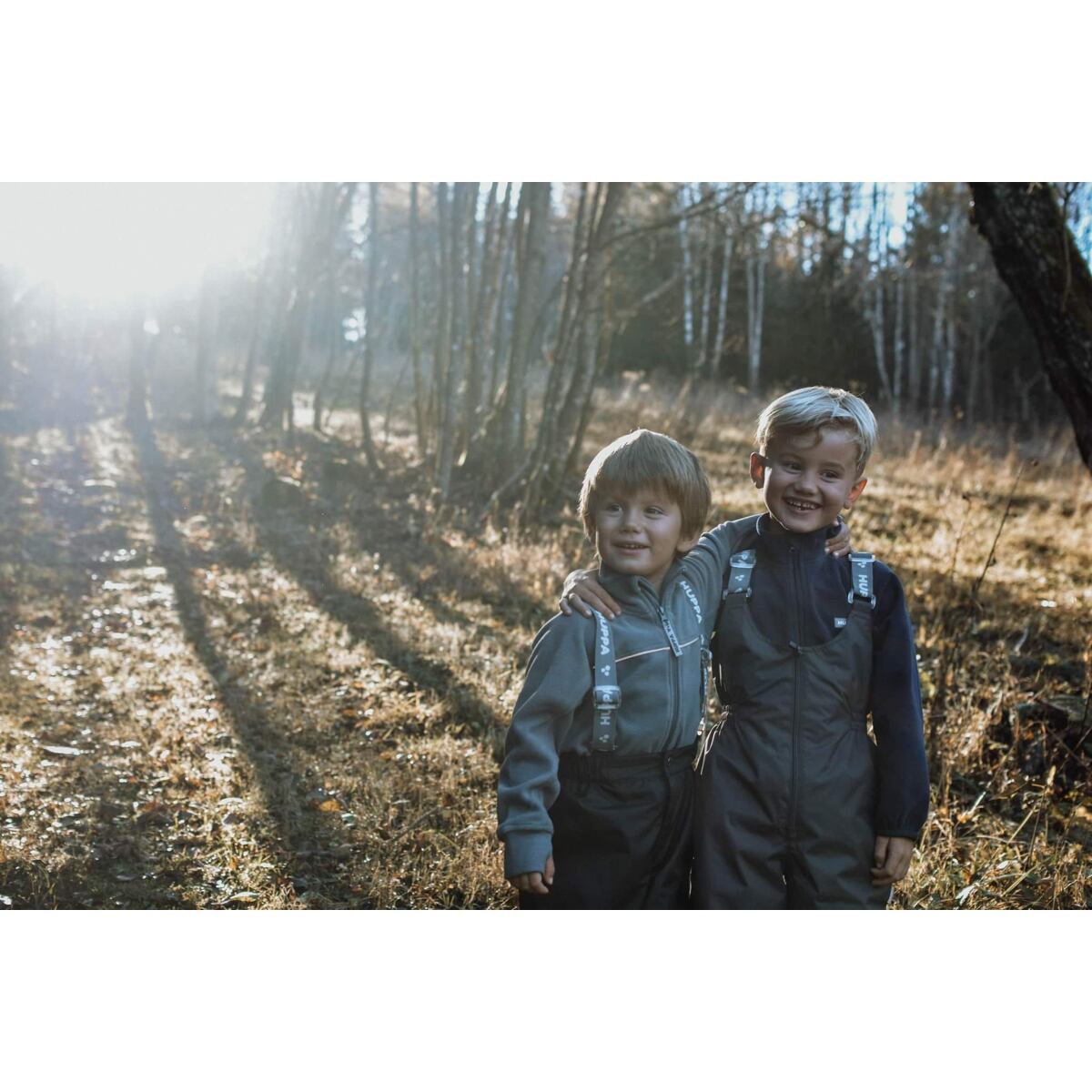 Huppa Dětské nepromokavé kalhoty Tevin black