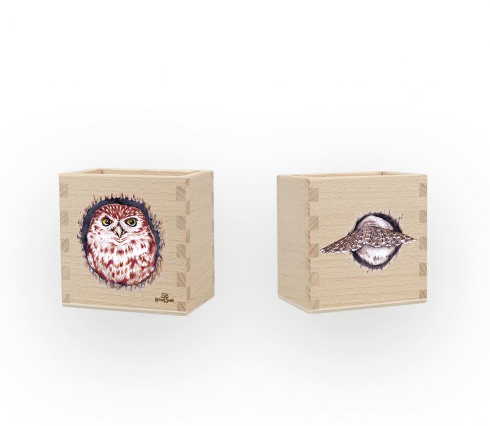 Lesní svět Dřevěný stojánek na tužky Lesní svět