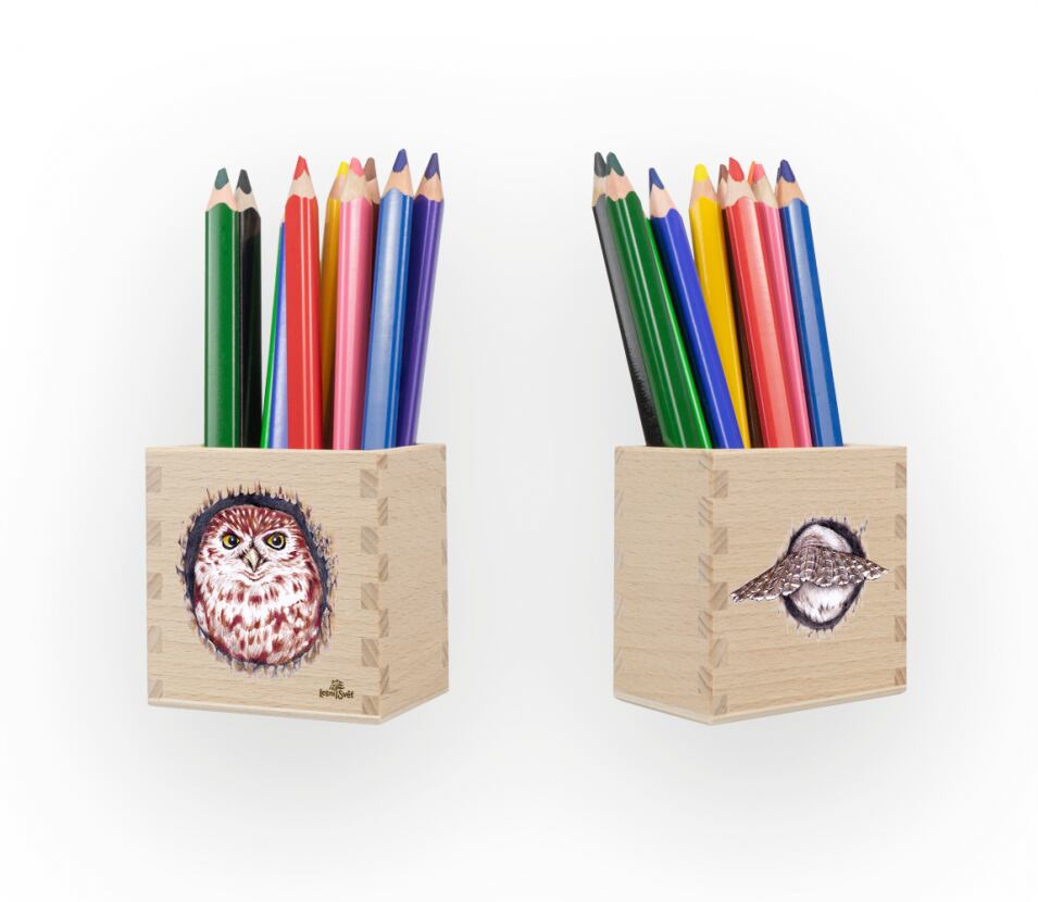Lesní svět Dřevěný stojánek na tužky Lesní svět