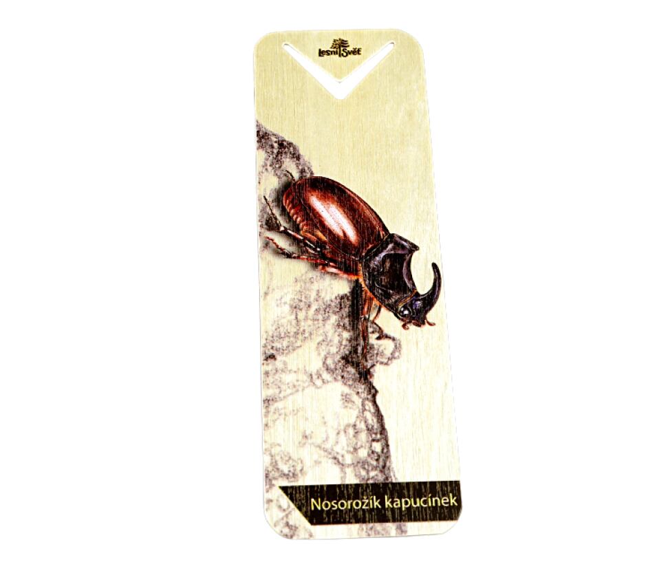 Lesní svět Dřevěná záložka Lesní svět