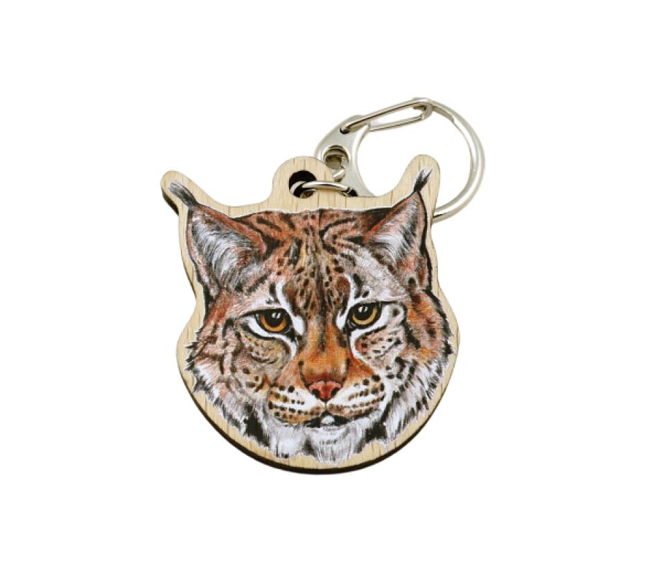 Lesní svět Dřevěný přívěsek na klíče zvíře