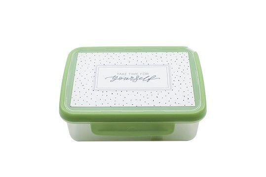 ZDRAVÁ LAHEV® Svačinový box Zdravá sváča Scandi olivová