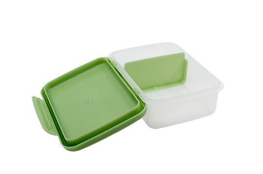 ZDRAVÁ LAHEV® Svačinový box Zdravá sváča Scandi olivová