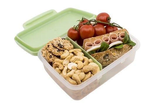 ZDRAVÁ LAHEV® Svačinový box Zdravá sváča Scandi olivová