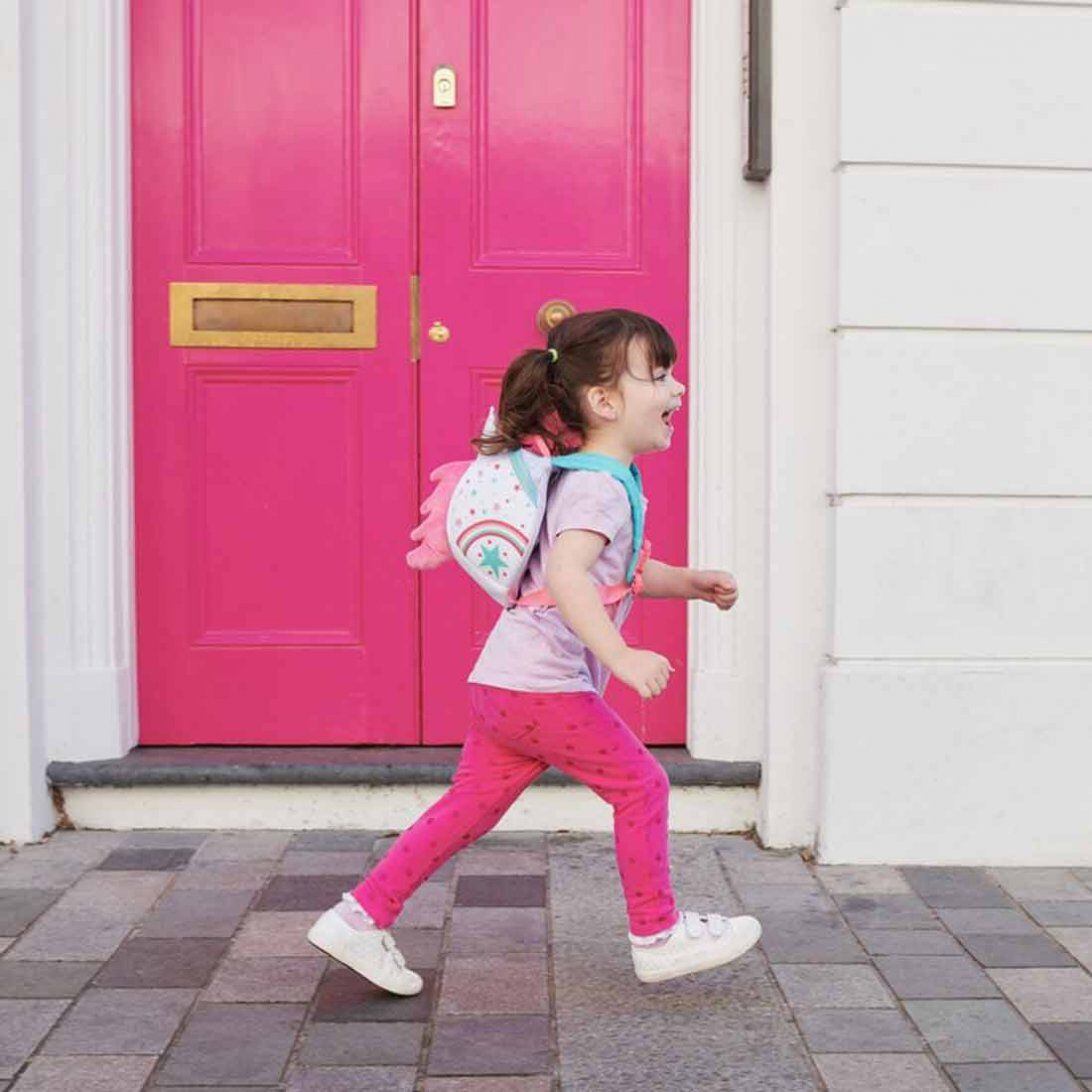 LittleLife Dětský batoh s bezpečnostním vodítkem Jednorožec 2l