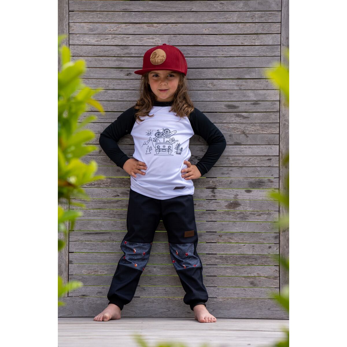 Promaledobrodruhy Dětské softshellové kalhoty bez zateplení black/grey