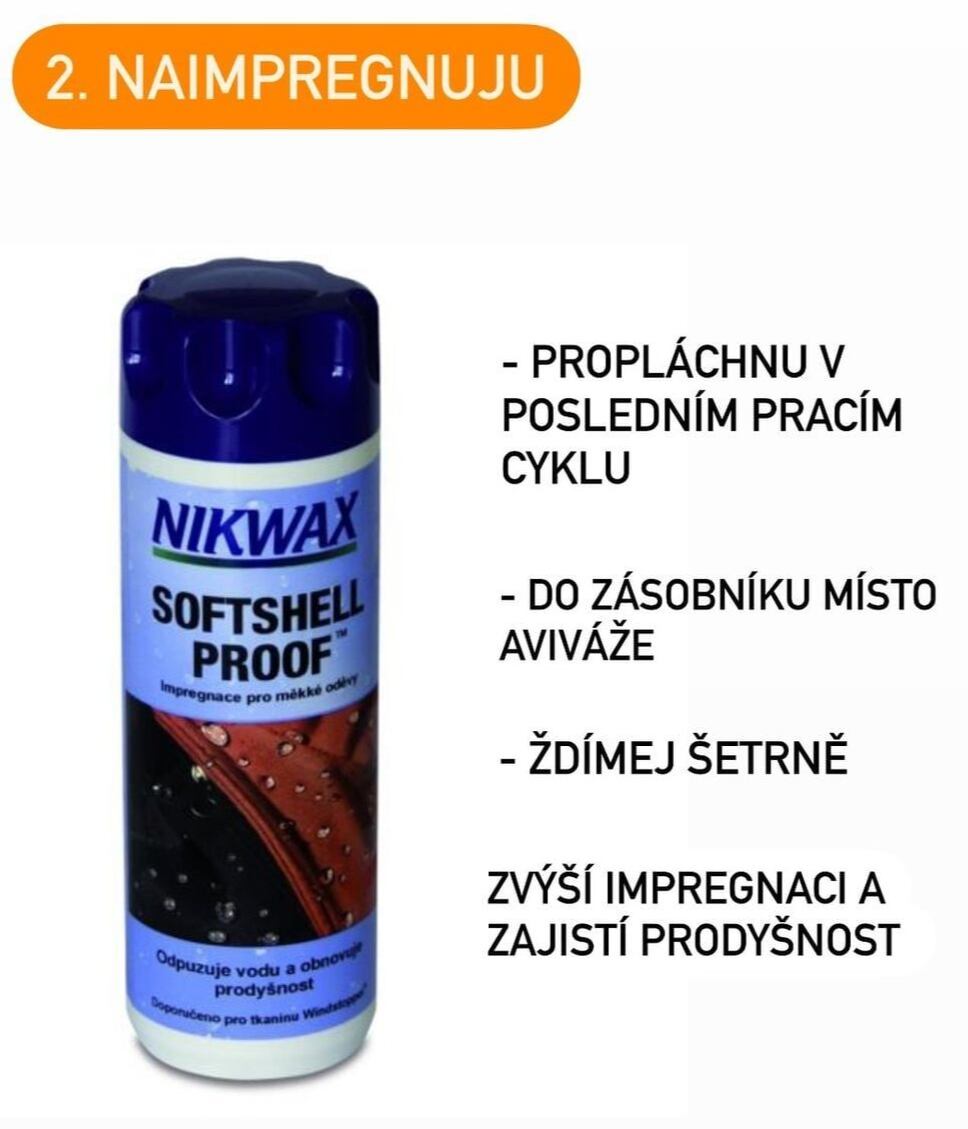Nikwax Impregnace na softshellové oblečení Softshell Proof 300 ml
