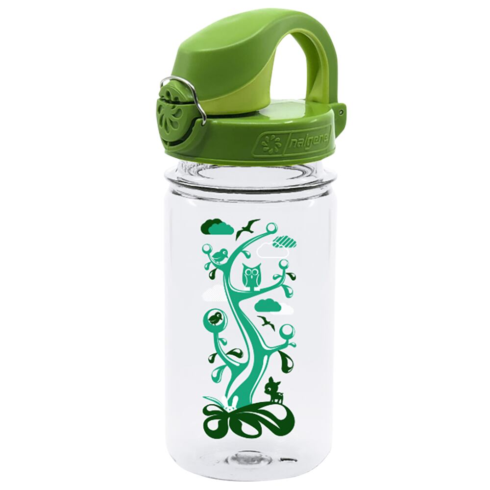 Nalgene Dětská lahev Clear Kids OTF 350 ml Woodland sustain
