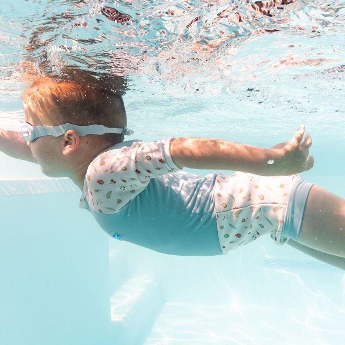 Splash About Dětské plavky/kostýmek Happy Nappy 3/4 rukáv Little Acorns