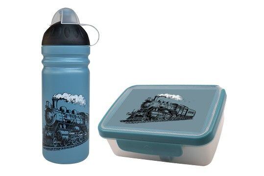 ZDRAVÁ LAHEV® SET ZDRAVÁ LAHEV A ZDRAVÁ SVÁČA svačinový box a lahev 0,7l Parní expres