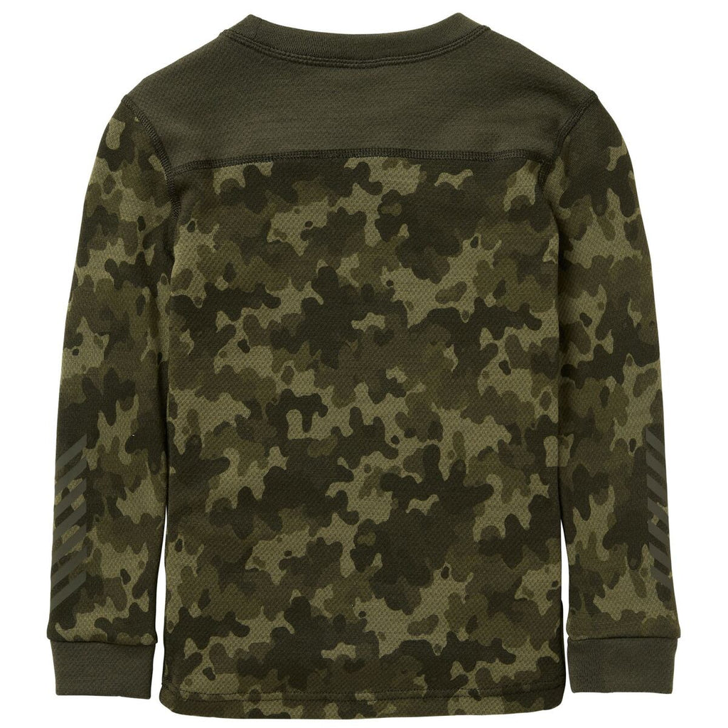 Helly Hansen Dětské termoprádlo Graphic LIFA® Merino Wool set - utility green camo